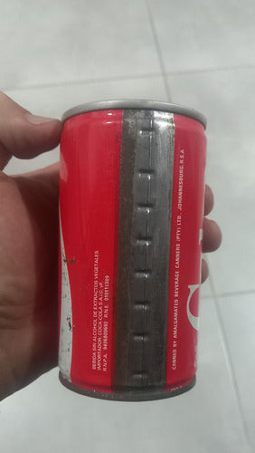 Antigua Lata Vacia Gaseosa Coca Cola 340 Ml Chapa Sudafrica 3