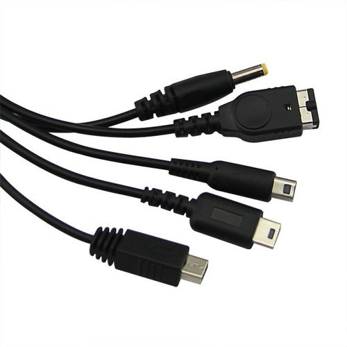 Cable Usb Multi Consola Para Psp Gba Nds 3ds Wii U 5 En 1 1