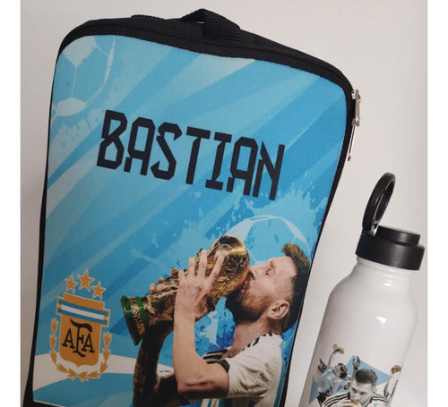 Mafa Sublimados Botinero + Botella Aluminio 500 Ml. Personalizada! Regalo 3