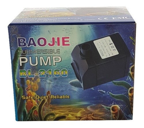 Baojie Bomba De Agua Para Pecera Bl 2160 12w 800 L/h Feng Shui 0