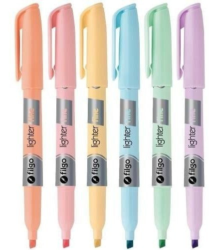 Filgo Lighter x 12 Pastel Highlighters Superdetodo 2