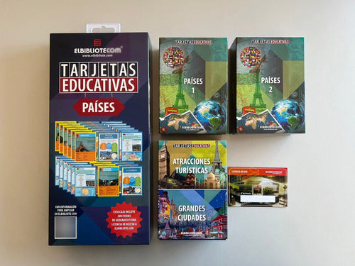 Flashcards Tarjetas Educativas Países - 300 Fichas 1