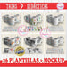 Plantillas Tazas Didacticas Mockup Sublimacion Sublimar 2