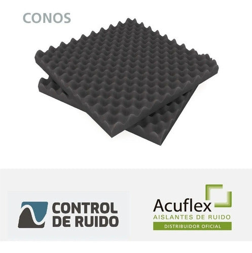 Acuflex Acoustic Panel CONOS Basic 50 x 50 cm x 25 mm 3