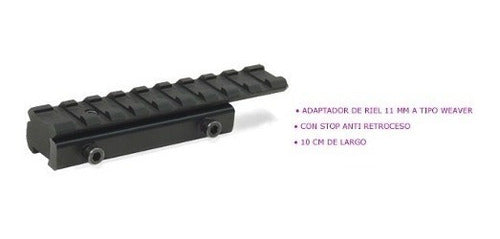 UTG Weaver Rail Converter 11mm to Weaver with Stop Pin (in Belgrano) 1