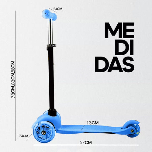 GARDENTOYS M7 Scooter With Lights - 4 Wheels, Removable, Supports Up to 60 Kg 5