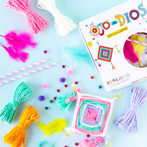 Mi Ojo De Dios Kit Para Crear Arte Infantil Ecolecua E102 2