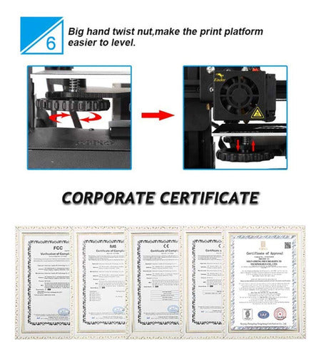 Impresora 3d De Aluminio Con Reanudación, 220x220x250 Mm 5