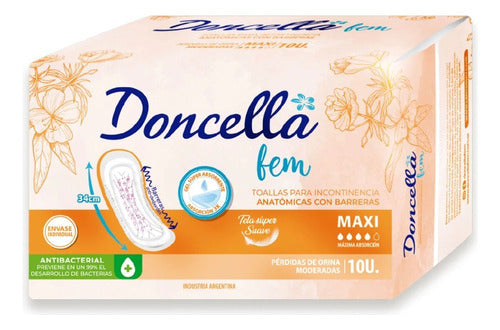 Doncella Incontinence Pad Strong Maxi 34cm 6 Pack 0
