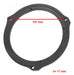 Carav Rear Speaker Adapter Rings 6.5 Inches for Focus Fiesta 4