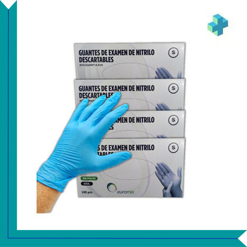 Black Nitrile Gloves x500 Units Size L M S XS and XL 108