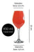 La Vidriera Regalos 6 Red Wine Glasses with Transparent Stem 490ml 3