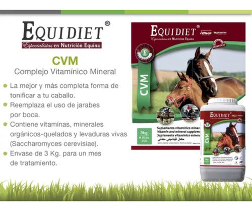 Equidiet CVM Vitamin and Mineral Supplement for Arabian Horses 3kg 5