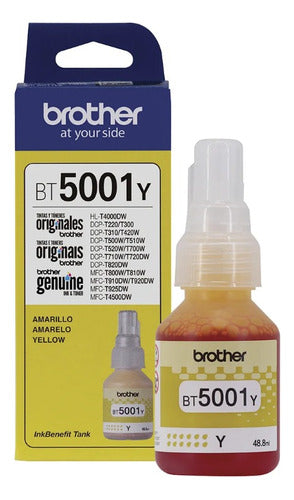 Tinta Recarga Amarelo Ink Bt5001y Brother Dcpt510w/dcpt710w 1