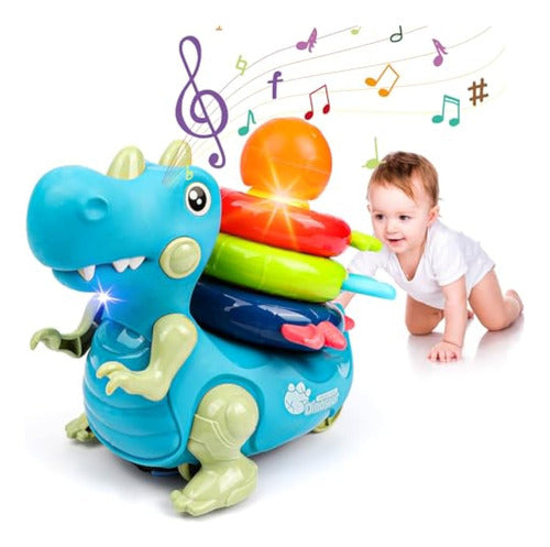 Popsunny Musical Crawling Toy for Babies 0