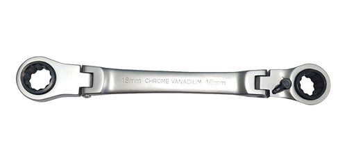 Flexible Combination Wrench with Ratchet 4-in-1 0