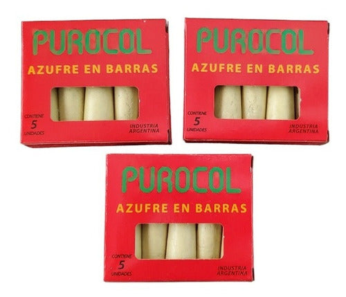 Azufre En Barra X 50 Un (10 Pack X 5 Un) 1