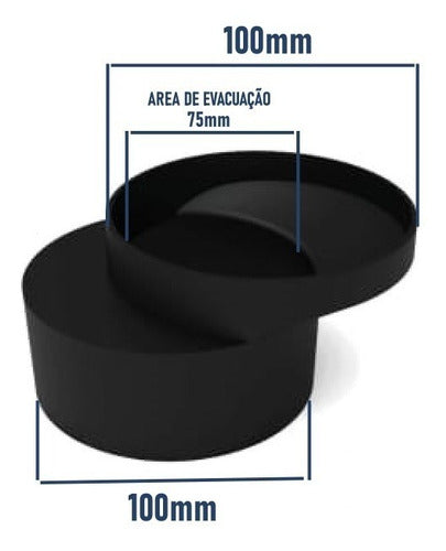 Bolsa Deslocamento Vaso Sanitário Excêntrica 100mm C/ Anel 4