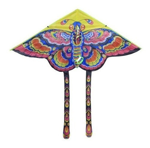 Barrilete Cometa Mariposa Ba186 Didáctico Multicolor Grande 0