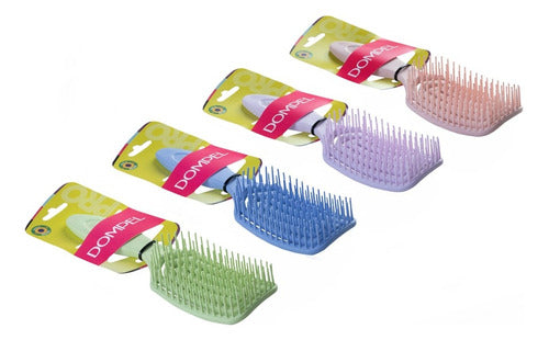 Dompel Detangling Brush Inca for Extensions Color 2