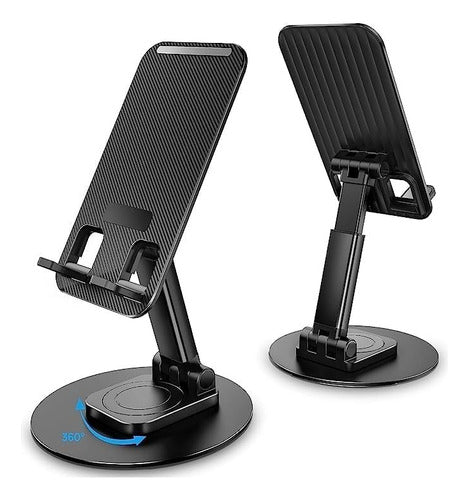 Foldable Rotating Extendable Table Cellphone Support Stand 0