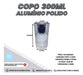 Kit 5 Copos Chopp 300ml De Alumínio Polido Super Resistente 2