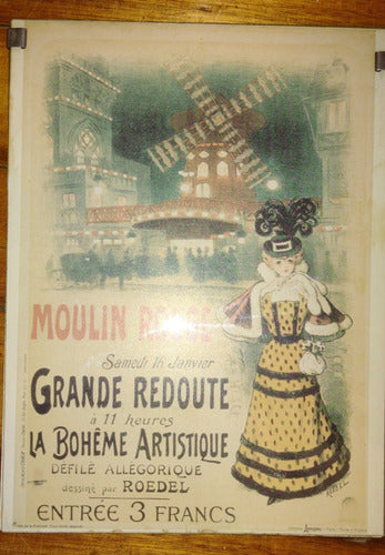 Folleto Teatro Moullin Rouge.. Paris .. 2