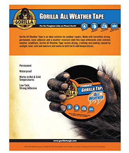 Gorilla All Weather Waterproof Tape for Outdoor Use 2