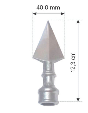 Pontas De Lança Para Grades, Modelo Espada 100 Peças 1