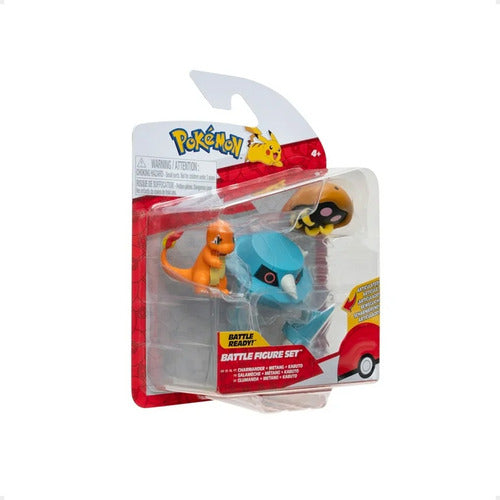 Caffaro Set of 3 Pokémon Action Figures - Battle Ready Pack 7