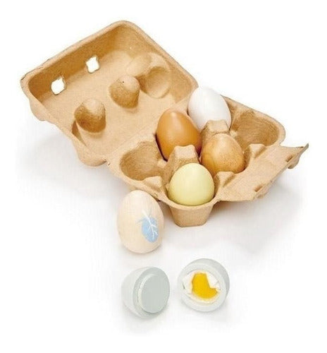 Tender Leaf Toys Huevos Cocina Juguete De Madera Niños Atrix 0