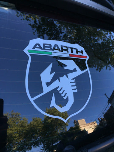 Abarth Calcomanía, Sticker En Vinilo Abarth, Fiat 1