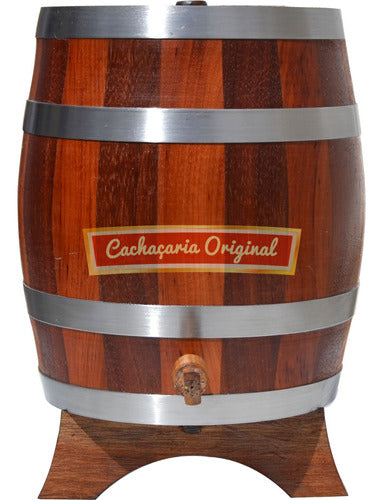 Barril Dorna Cachaça Pipote Cedro Vertical 5 Litros 1