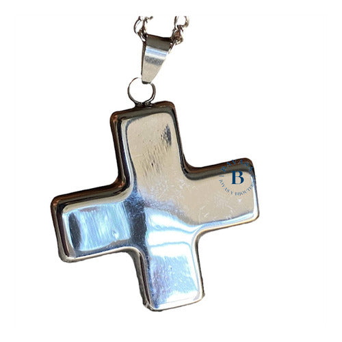 Bavasapiercing Cross Pendant with Chain Gift - Surgical Steel Designs 0