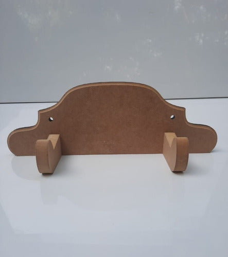 Perchero 2 Lugares, Mdf 9 Mm,cod 99779984 2