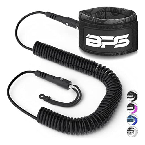 Bps Storm Ultralite Coiled Sup Correa De 10 Pies 0