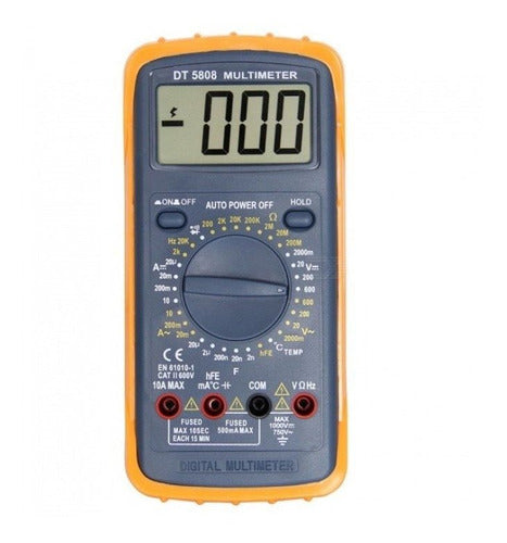 Ruhlmann Digital Multimeter Tester Frequency Capacity DT 5802 1