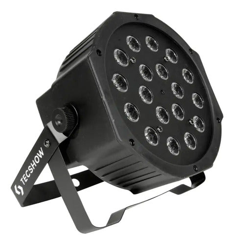 Tecshow Cosmo UV Compact LED Fixture with 18 3W UV Leds 0