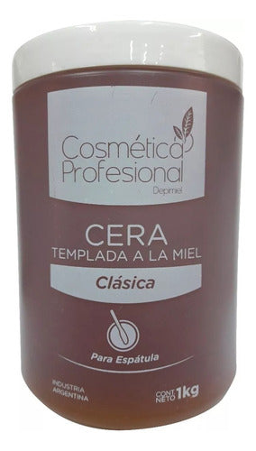 Cosmética Profesional Depimiel 2 Wax Jars 1kg + 50m Roll Band Waxing 1