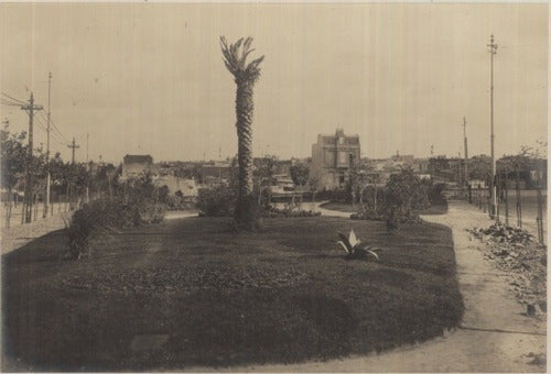 Montevideo Antiguo Plaza Varela Año 1910 - Lámina 45x30 Cm. 0