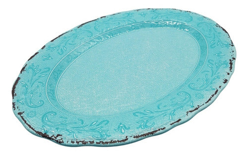 Aloha Oval Decorative Melamine Tray Vintage Retro Breakfast 5