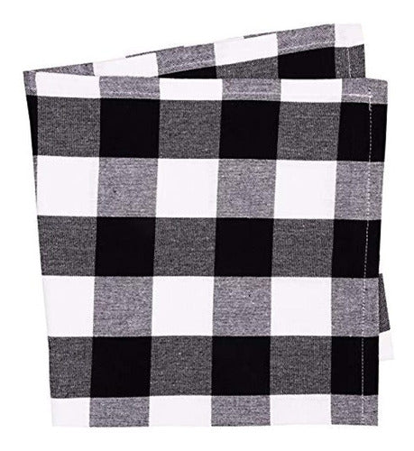 Yourtablecloth Buffalo Plaid 100% Algodon Tela A Cuadros Se 0