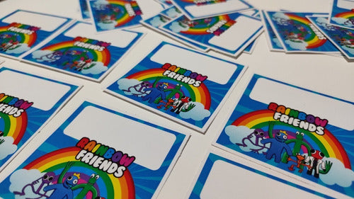 Rainbow Friends Self-Adhesive Stickers Set of 40 3