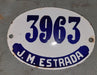 Chapa Esmaltada   J M Estrada  3963 0