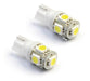 Kit X2 Lampara Posicion 12v 5w 5 Led Blanco 0