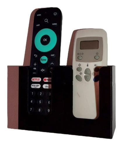 Double Wall Mounted Remote Control Organizer by MOTIF3D 3