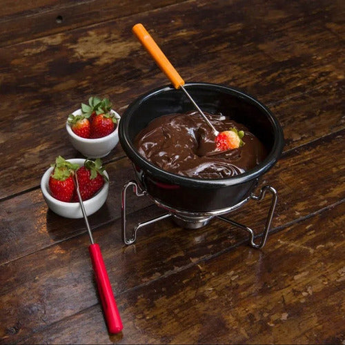 Fondue 7 Piezas - Para Chocolate - Acero Inoxidable 1