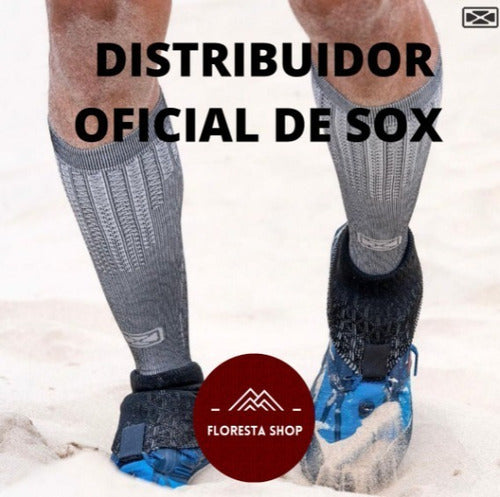 Sox Medias Algodon Elastizada Sox De160 Hombre Mujer X3 Floresta 4