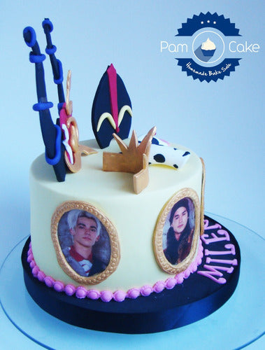 Torta Cumpleaños Artesanal Descendientes Malefica Cruella 5