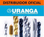 Uranga 8 X 1.25 Straight High-Speed Steel Tapping Tap with Conical Shank 3